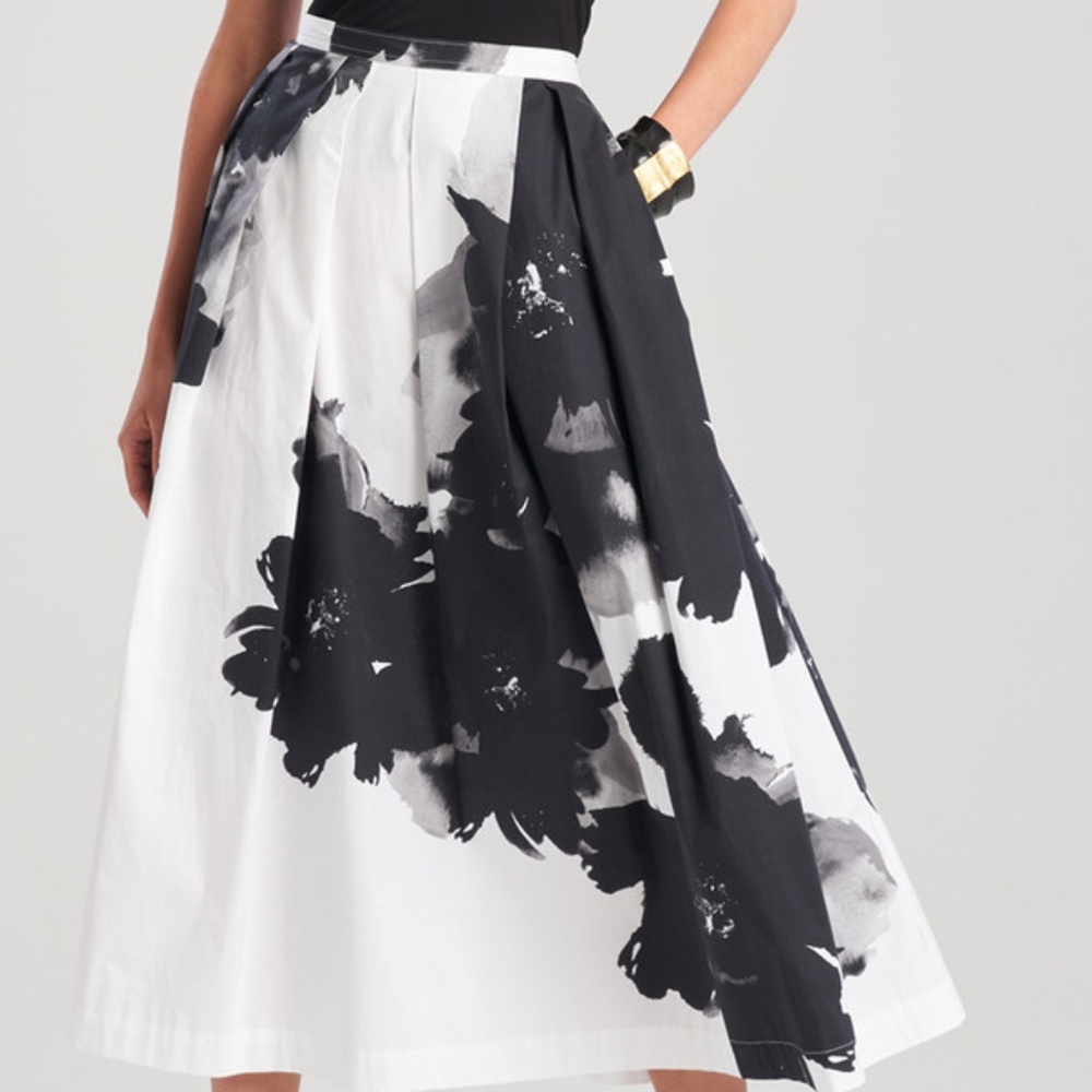 TAICHOU COTTON POPLIN MAXI SKIRT